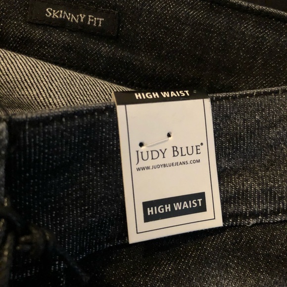 Judy Blue Jeans High Waist Skinnies Dark Wash 22W NWT - Picture 4 of 5